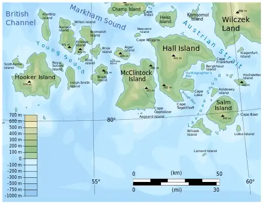 L'île Lamont est la plus méridionale des îles de l'archipel