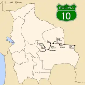 Image illustrative de l’article Route 10 (Bolivie)