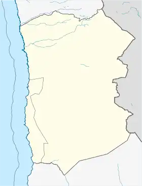 Voir sur la carte administrative de la région de Tarapacá