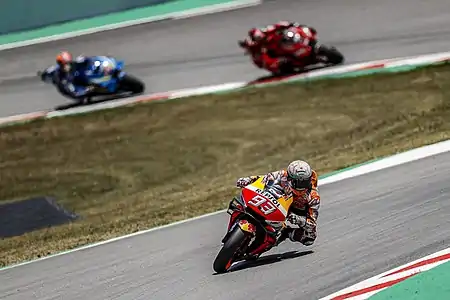 Marc Márquez, Danilo Petrucci et Álex Rins