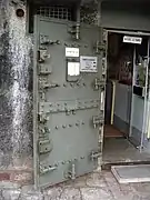 Porte blindée de la casemate (Casemate no&nbsp;35/3).