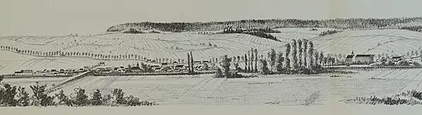 Dessin de la vallée de la Marne