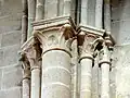 Chapiteaux du 3e doubleau, côté nord.