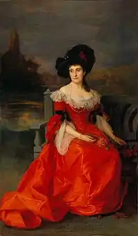 Portrait de la duchesse de Gramont, née Rothschild, 1902, musée national du château de Pau.