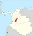 La province de Mariquita en 1810