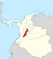 La province de Mariquita en 1855.