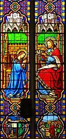 Verrière du Couronnement de la Vierge (baie 0)