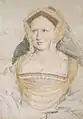 Mary, Lady Guildford, Hans Holbein.