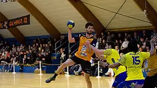 Match de Nationale 1 face à Montélimar en avril 2017.