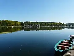 La retenue du barrage.