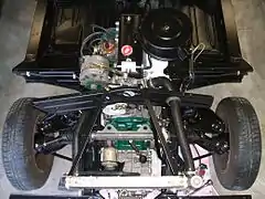 Ensemble moteur-boîte-train avant (modèle GTL).