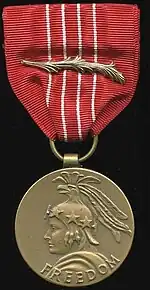 Médaille de la Liberté.