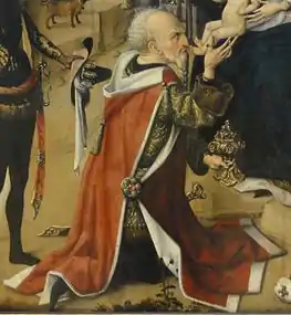 Adoration des mages (détail)