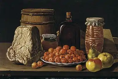 Nature morte aux acerolas1771Musée du Prado