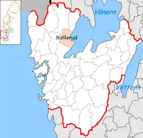 Localisation de Mellerud