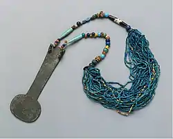 Collier Ménat de Malqata, fin de la XVIIIe dynastieMetropolitan Museum of Art.