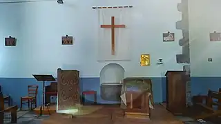 Intérieur de l'église.