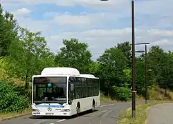 Mercedes-Benz Citaro O530Ü GNC no&nbsp;421 de Transdev Les Cars d'Orsay, sur le TCSP Massy-Saclay.