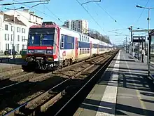 Vue d'une rame Z 20500 à quai.