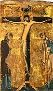 Icône de la Crucifixion, XIIe&nbsp;siècle