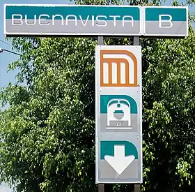 Entrée de la station.