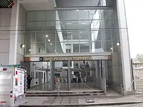 Entrée de la station.