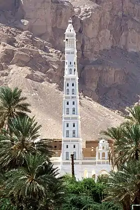 Mosquée Al Muhdhar à Tarim (Yémen), 53 mètres de haut