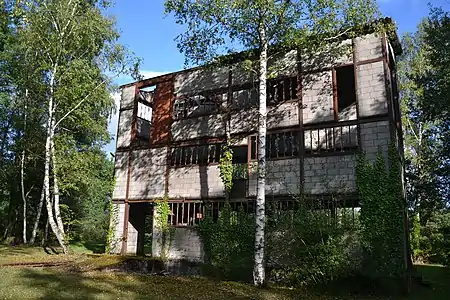 Lavoir à charbon du site de la Lande (Bosmoreau-les-Mines, Creuse).