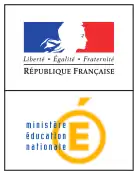 Logo du ministère de l’Éducation nationale entre 2000 et 2014.