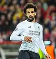 Mohamed Salah, joueur star de Liverpool détenant plusieurs records historique avec le club.