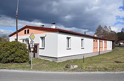 Mokrý Lom : la mairie.