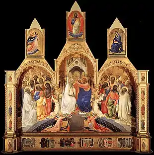 Le Couronnement, Lorenzo Monaco, 1414, Uffizi, Florence