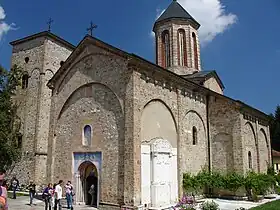 Le monastère de Rača (XIIIe&nbsp;siècle, Serbie).