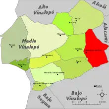 dans la comarque du Vinalopó Mitjà.