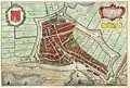 Carte de la ville par Joan Blaeu, 1649.
