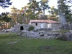 Cabane de la Bliauge, la plus haute du Var : 1&nbsp;228&nbsp;m.