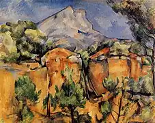 Montagne Sainte-Victoire et carrières de Bibémus