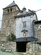 L'église du monastère San Pedro de Montes dans la région du Bierzo (Espagne), monastère fondé par Fructueux de Braga.
