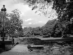 Le parc Montsouris, un site de tournage extérieur.