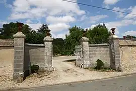 L'entrée du château.