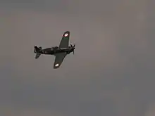 Avion de chasse en vol