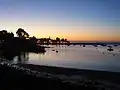 Port-Navalo au coucher du soleil.