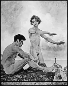 Illustration de Der Eigene (Le Solitaire) dans : Aube[pas&nbsp;clair] (1897).