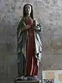 Église Saint-Mélaine de Morlaix : statue de sainte Madeleine (XVIe&nbsp;siècle)