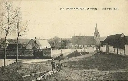 Vue du village avant 1914.