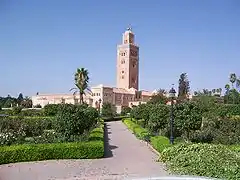 La mosquée Koutoubia.