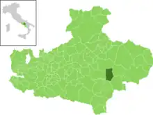 Localisation de Morra De Sanctis