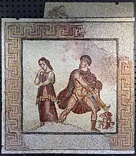 Mosaïque d'Hercule furieux. IIIe – IVe&nbsp;siècle apr. J.-C.