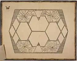 Motif de broderie (2019.0012.14), Malivel Jeanne, Vers 1924, musée de Bretagne.