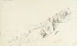 Mount Desert, 1858, Musée d'Art du comté de Los Angeles